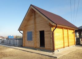 Баня из кедра, 32м2, с. Бобровка